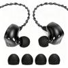 In Ear Monitor Headphones 10mm Dynamic Driver 16 Ohm  Low Impedance Wired Earphones Zinc Alloy + PC Earbuds for Stage