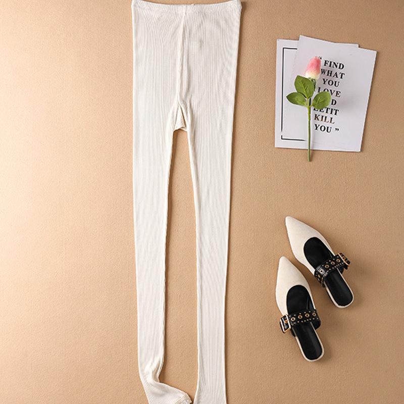 Yuyue Maulbeerseide High-Waist Atmungsaktive Schlankheitsleggings - Bequeme Elastische Herbsthose