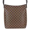 Used LOUIS VUITTON Shoulder Bag Looping GM N51144 Damier Ebene Brown One Belt