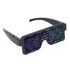 LED-Leuchtbrille, dynamisch, 4-farbig, mit USB-Aufladung, leuchtendes Dekor für Bar, Bundy, All Ha