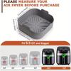 2pcs Silicone Air Fryer Liner 8.27 Inch, Suitable For 5L To 6.6L Air Fryer, Heat Resistant Easy Clean Air Fryer, Suitable For Air Fryer Accessories