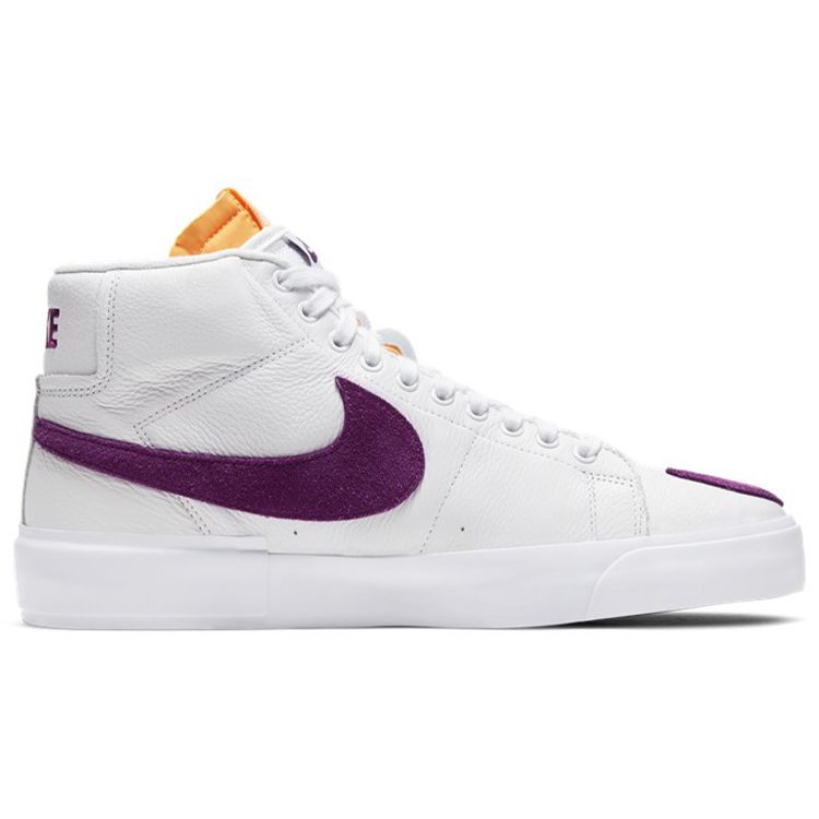 Nike Zoom Blazer Mid Edge SB White Viotech Unisex Sneakers DA2189-100