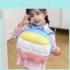 Cartoon Adorable Car Design Childrens Backpack For Kindergarten Boys And Girls In Pink Blue Orange