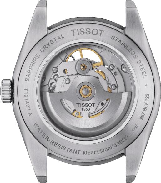 Tissot Stainless Steel blue Dial Men's Fashion Watch T127.407.11.041.01