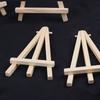 1Pc Natural Wood Mini Easel Frame Tripod Display Holder Meeting Wedding Table Name Card Stand Children Painting Display Craft