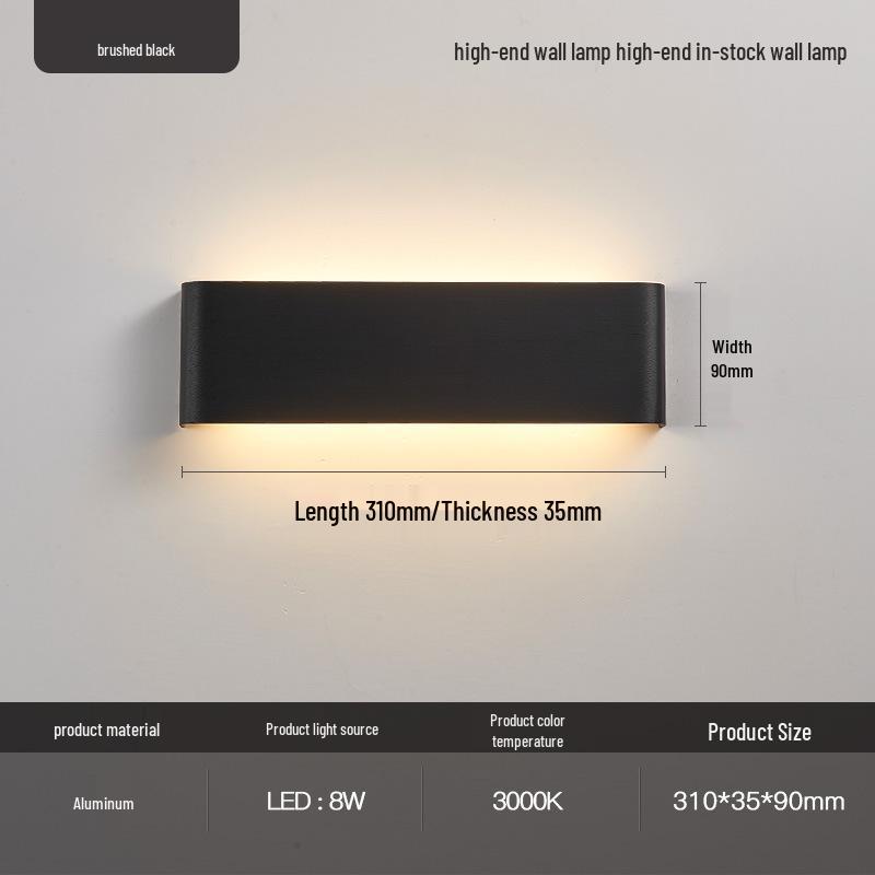 Nordic Minimalist Wall Sconce for Living Room & Bedroom