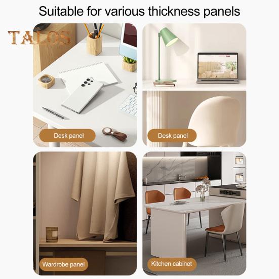 Lagerregal Große Kapazität Starke Tragkraft Einfache Installation Klemmhalterung Kabelmanagement Kabel-Organizer unter dem Schreibtisch