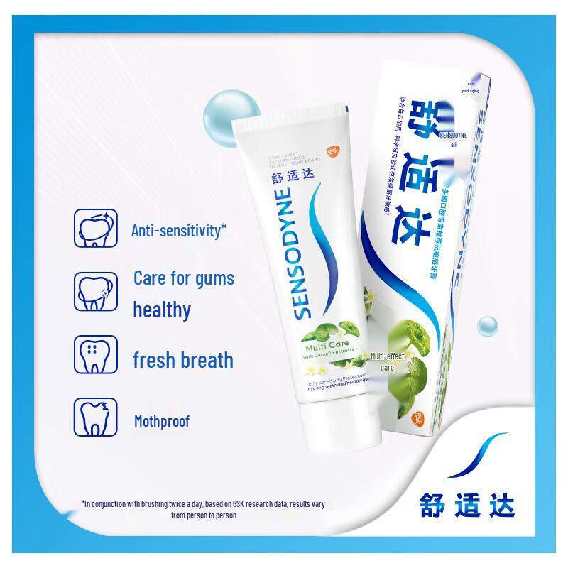 Sensodyne Multi-Care & Anti-Sensitivity Toothpaste Combo