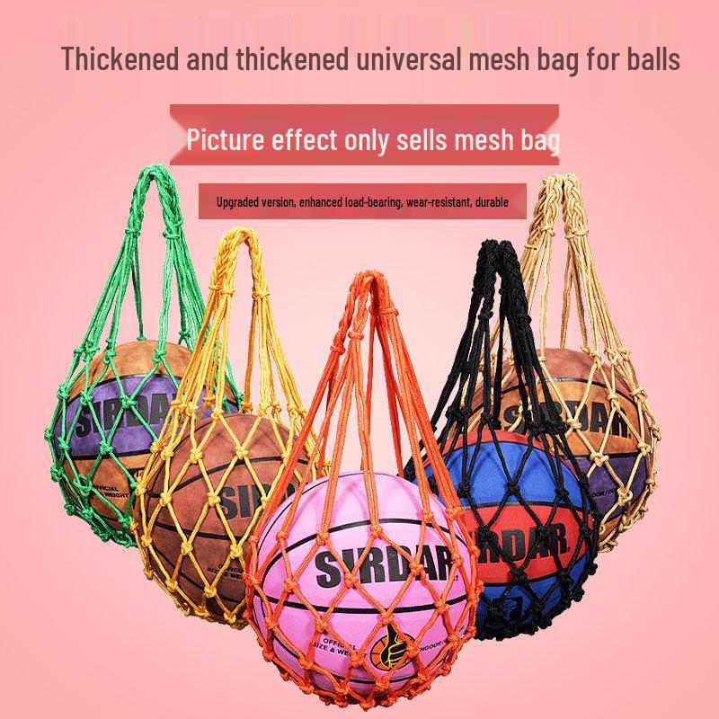 

Прочная сетчатая спортивная сумка для баскетбола, футбола, волейбола - Утолщенная сетка для хранения Default