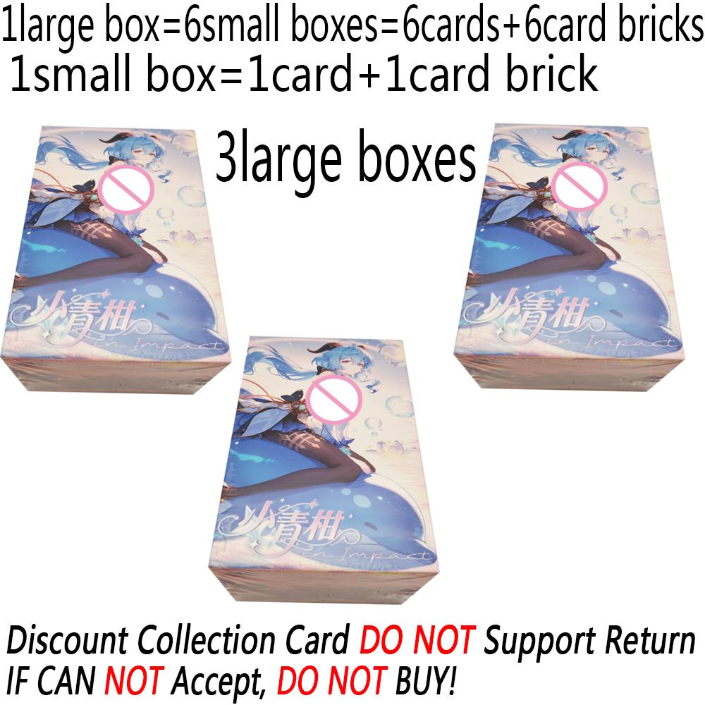 Popularity Exploration Battle Games Genshin Impact Collection Card High Quality Character Creative Card Bricks Birthday Gifts