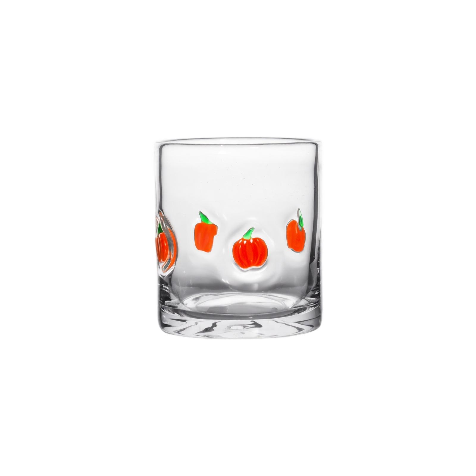 Kubek Halloweenowy z Kwiatami i Naklejkami w Grochy One Size white
