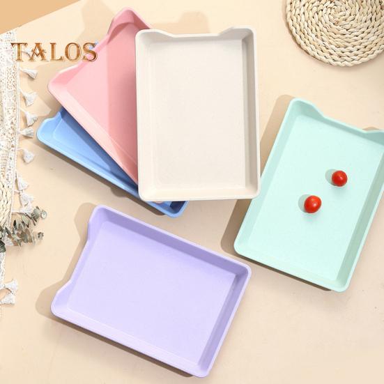 Serving Tray BPA Free Food Display Reusable Portable Reusable Plastic Serving Platters Household Supply