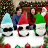 1/3Pcs 3D Printed Christmas Gnome Ornament No See Hear Speak Mini Faceless Dwarf Figurine Statue Sculpture Home Office Desktop Decoration