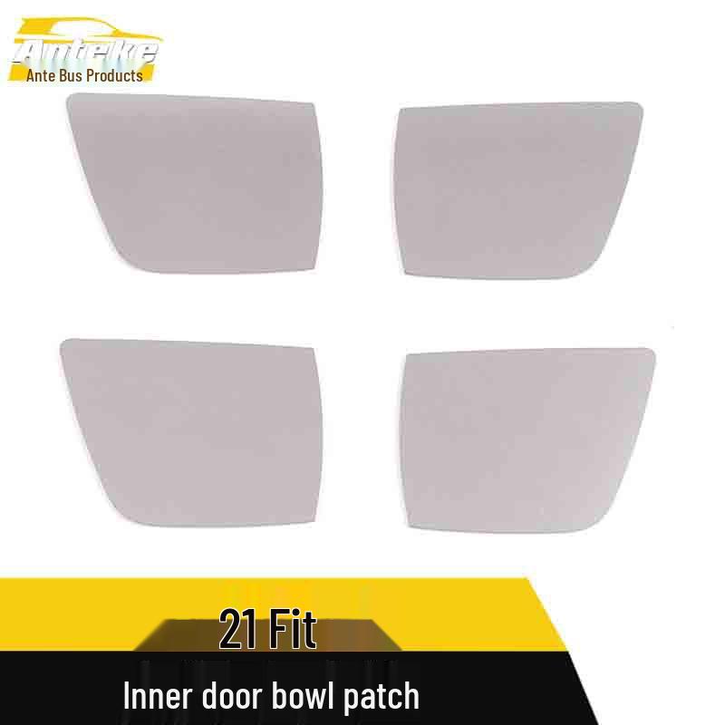Stainless Steel Anti-Scratch Door Handle Bowl Cover for 21 Fit Interior Panels