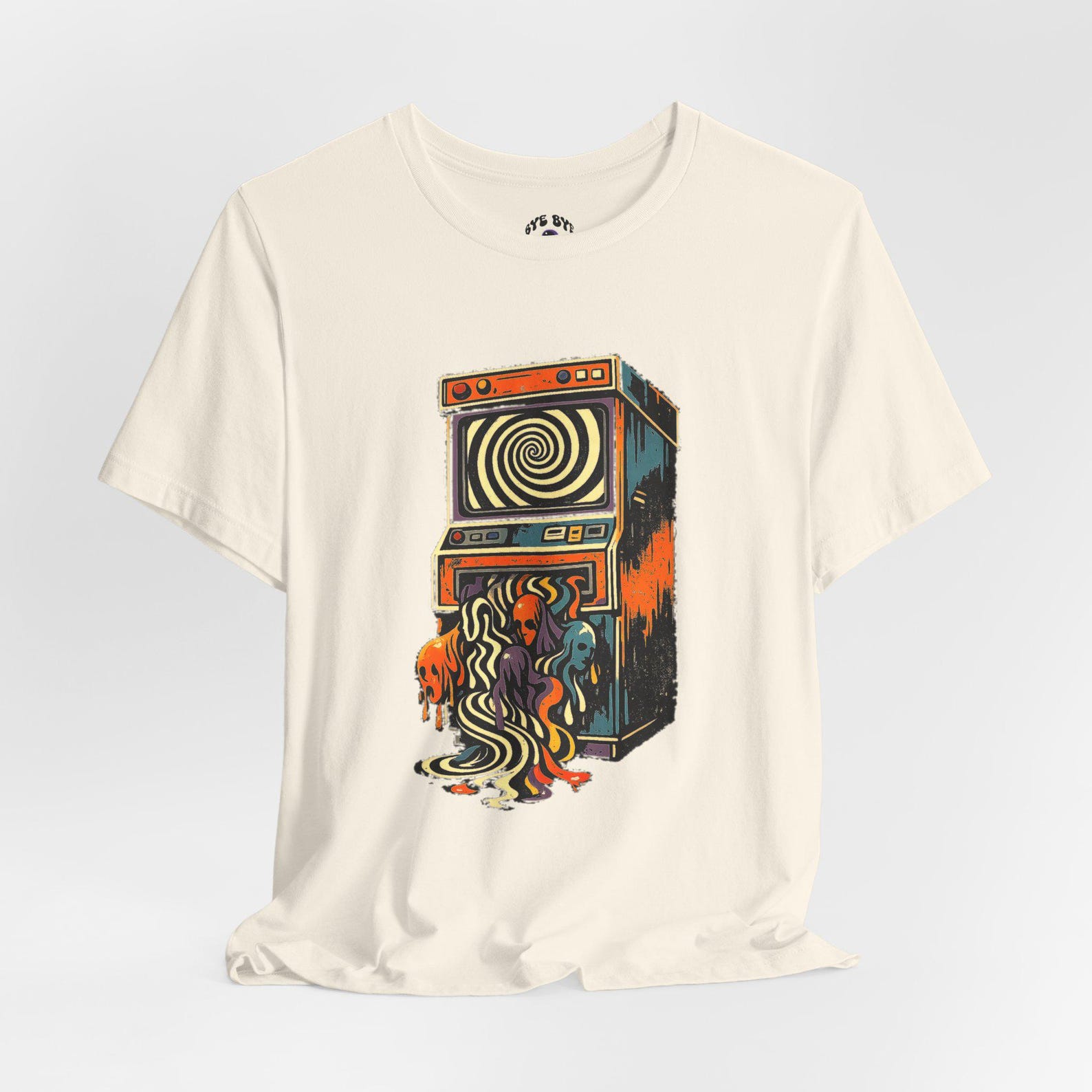 Melting Arcade Machine T-Shirt | Retro Horror Video Game Art 4XL