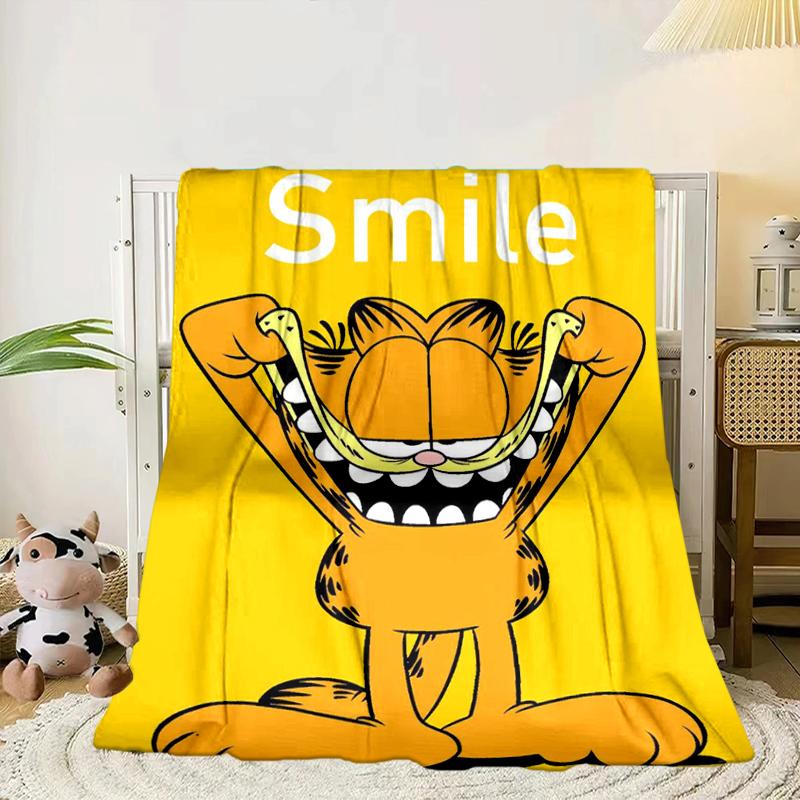 Garfi cat Valentine Heart Blanket Flannel Blanket for bed, sofa, Camping, Hiking, Picnic Essentials, gift for family Fan gifts