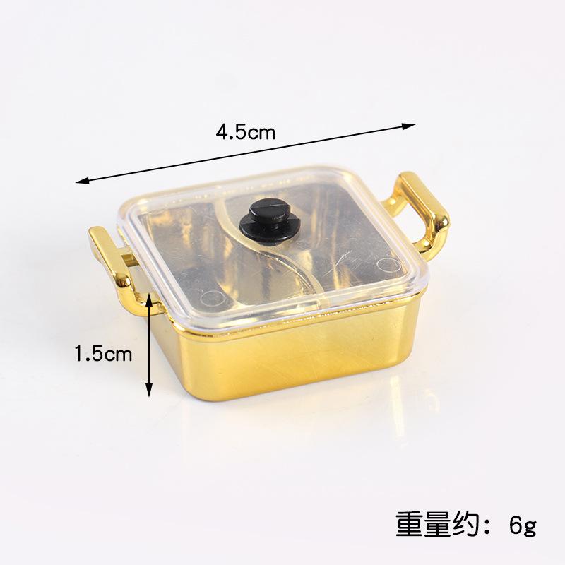 Mini Miniature Simulation Plate Small Bowl Tableware Diy Food Play Accessories Mini Container Play House Kitchen Toys