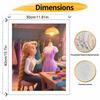 Disney Oil Painting Hand Painting Coloring Painting Handmade Diy Home Decoration Gift Sewing Princess Dress Atelier Style
