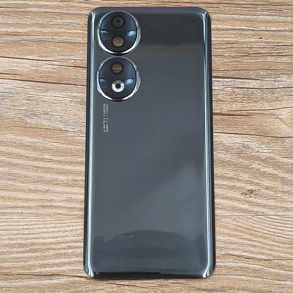 Entirely New For Honor 90 Glass Back Lid Housing Battery Cover Repair Replacement Parts With Lens Frame Covers and Adhesive