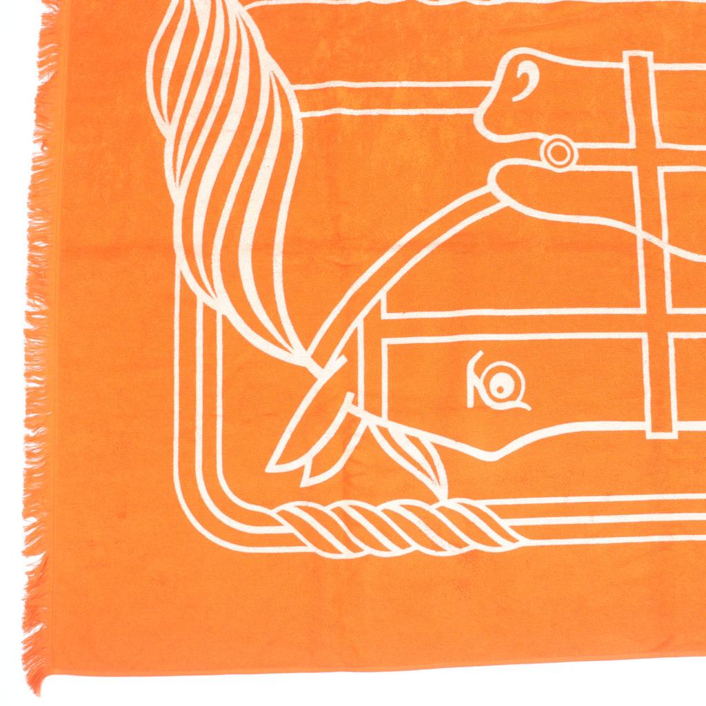 Nepoškozený ručník HERMES Yachting Tattoo/Kadrige PM bavlněný dámský použitý