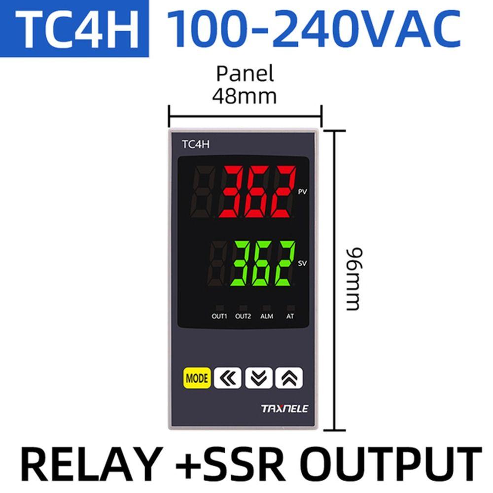 Professional TC4S TC4H TC4L TC4M Output Temperature Controller SSR Relay Digital PID Thermostat Dual Regulator