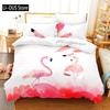 Rosa Flamingo Bettwäsche Set Einzelbett Twin Full Queen King Size Flamingo Bett Set Aldult Kinder Schlafzimmer Bettbezug Sets 3D Druck 012