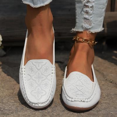Fashion Women's Casual Single Shoes Are Trendy and Versatile, with Flat Bottoms and One Foot Loafers for Comfortable Mary Jane Shoes