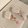 AirPods Protective Cover 1/1 Generation for Apple 1 Generation Wireless Bluetooth Headset Cover Pro1 Transparent Case with Pendant