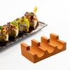 Wood Sushi Holder Display Stand Hand Roll Serving Tray for Party Supplies