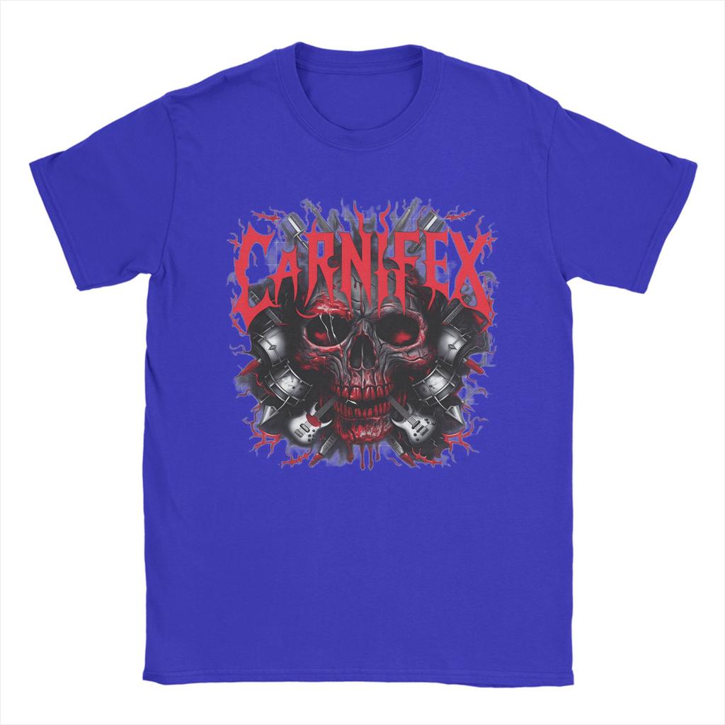 Unisexs Carnifex Band T Shirt  Pure Cotton Clothing Cool Short Sleeve O Neck Tee Shirt New Arrival TShirt