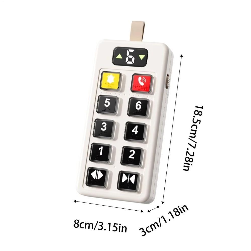 Educational Button Button Sensory Board with Light Sound Elevator Activity Panel Toy Indoor Play