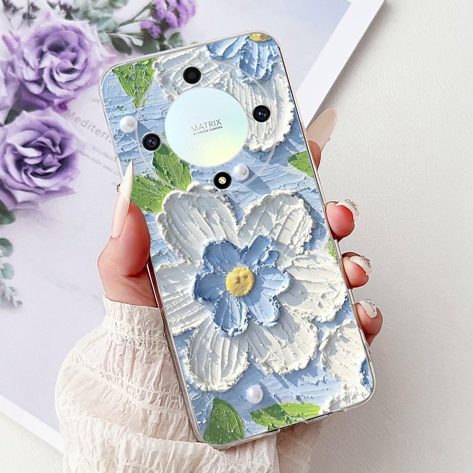 For Honor X9a Case Magic5 Lite Popular Luxury Painted Cover Soft Slim Phone Case For Honor Magic 5 Lite HonorX9a Back Cover Bags
