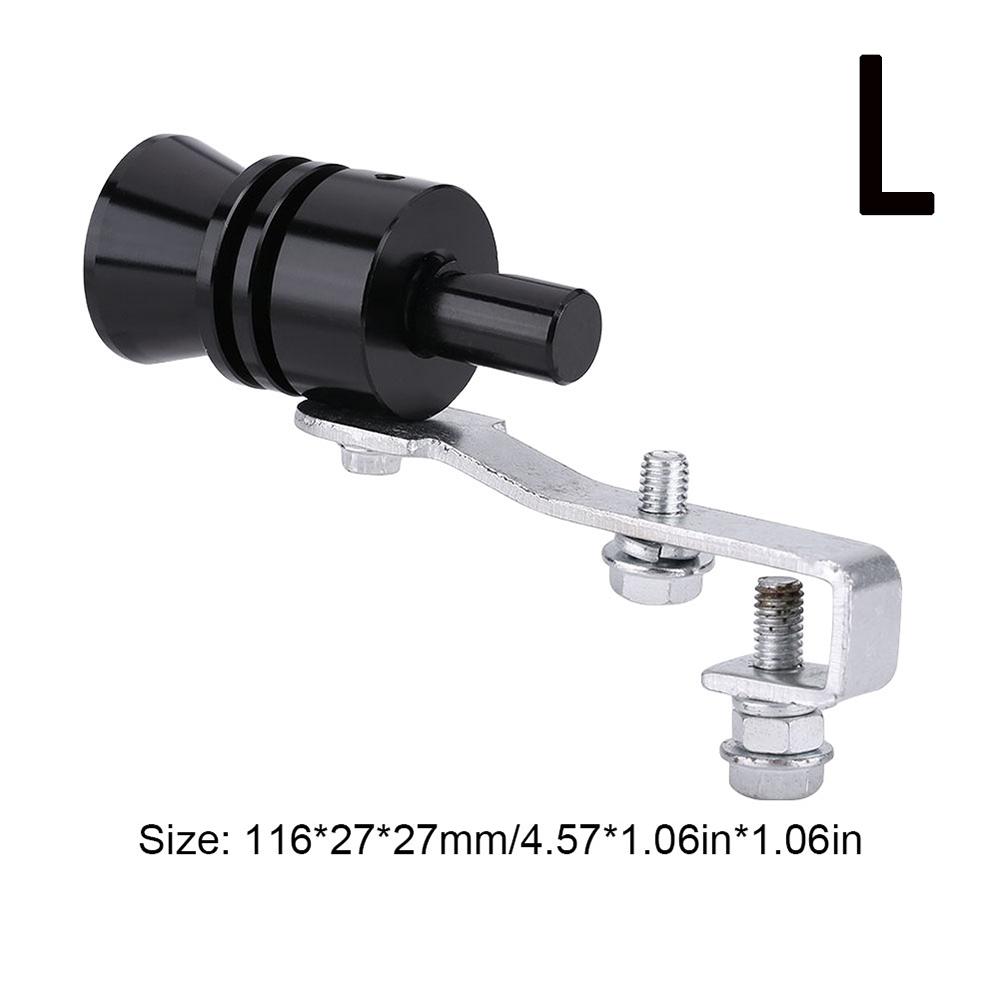 Universeller Auto Turbo Sound Simulator S/M/L Aluminiumlegierung Turbo Auspuff Pfeife Soundverstärker Blow Off für gerades Auspuffrohr