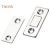 6/10/15Pcs Invisible Cabinet Door Magnet with Screw Ultra-Thin Stainless Steel No Drilling Adhesive Magnetic Drawer Closet Sliding Door Catch Latch