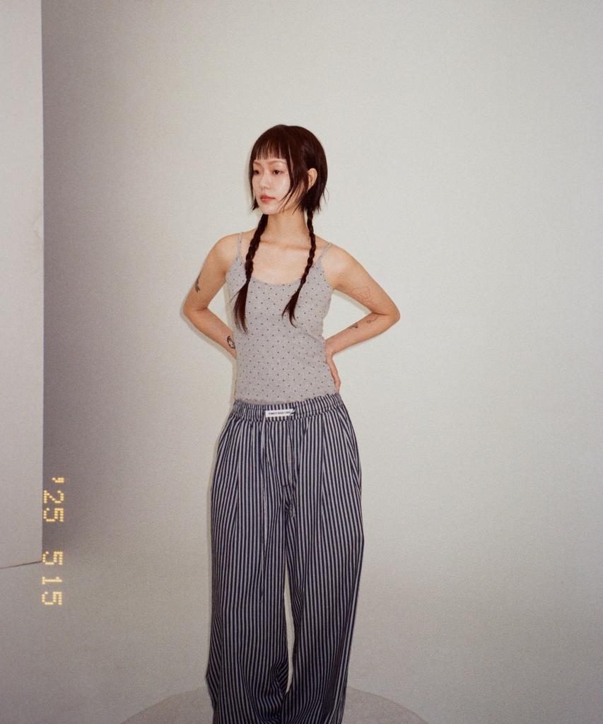 Met And Mel [Tobake] Stripe Pajamas Pants