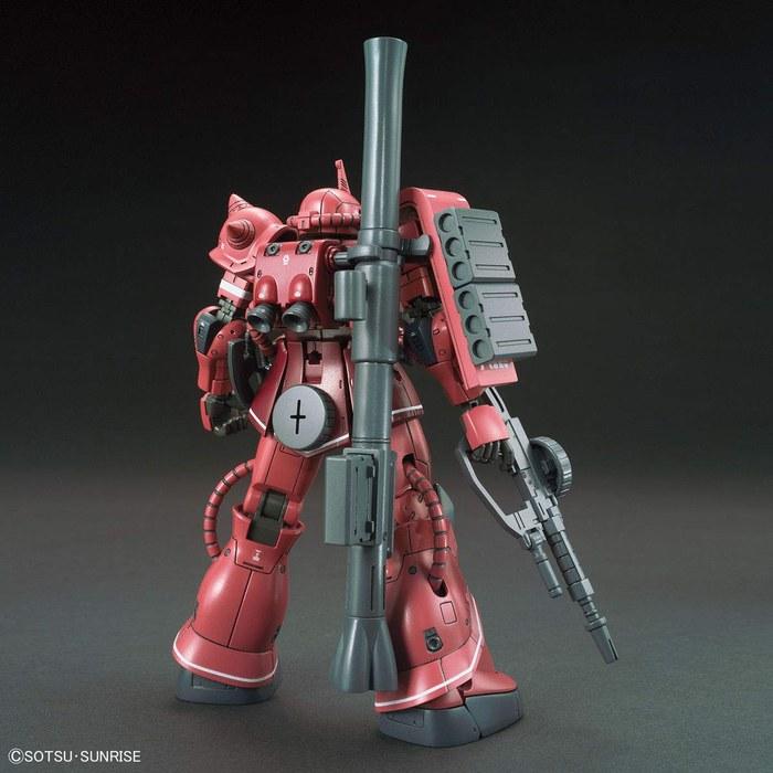 HG Mobile Suit Gundam THE ORIGIN Char's Zaku II Red Comet Ver. 1/144 Scale Color-Coded Plastic Model Multicolor (x1)