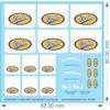AMT International S Line Decals - 1/25 - Water Decal