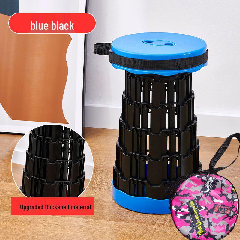Dream Domain Portable Adjustable Retractable Stool for Outdoor and Indoor Use