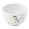 Saikai Pottery Hasami Ware Tobo Ao Teacup Small Plate Cup Set Branch Bird Made In Japan