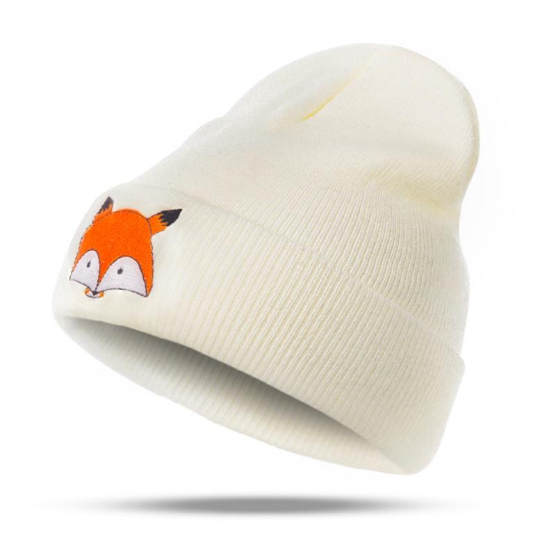 Citgeett Fashion Kids Baby Winter Warm Soft Cotton Beanie Girl Boy Fox Knit Hat Toddler Infant Newborn Warm Cap