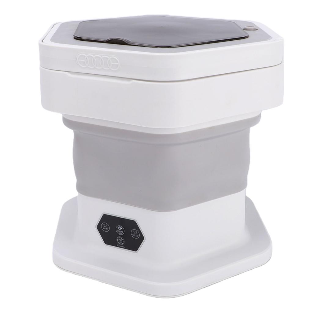 Folding Washing Machine 8L 60W Small Foldable Baby Clothes Washer Portable Laundry Machine for Travel Dormitory
