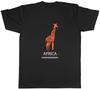 Afrika Unisex T-skjorte Afrikansk Mønster Sjiraff Unisex T-skjorte Gave
