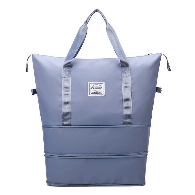 OLOMM Expandable Double-Layer Travel Duffel Bag One Size
