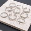 Fashion  Stainless Steel Stainless Steel Rings for Women Adjustable Sliver Color Open Rings Female Jewelry Weddings Gifts