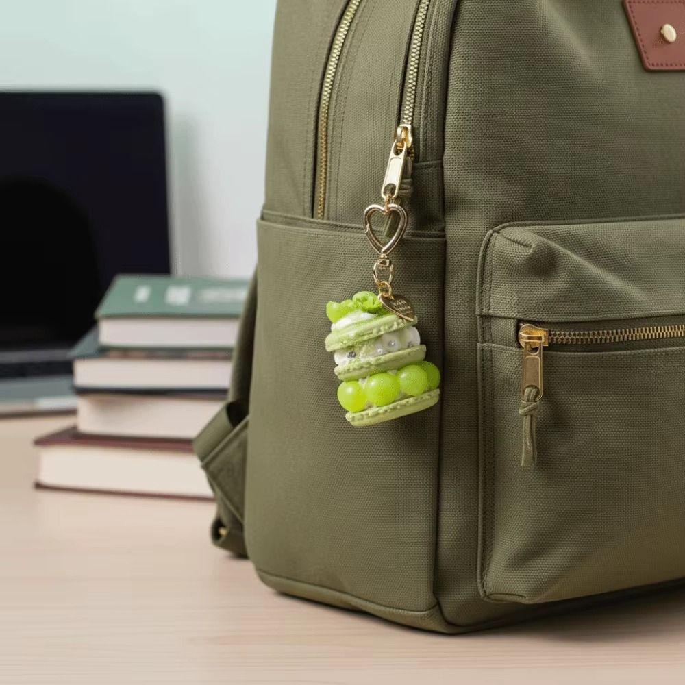 Simulation Cake Keychain Simple Funny Food Keyring Fashion Fruit Dessert Pendant Best Friend Gift