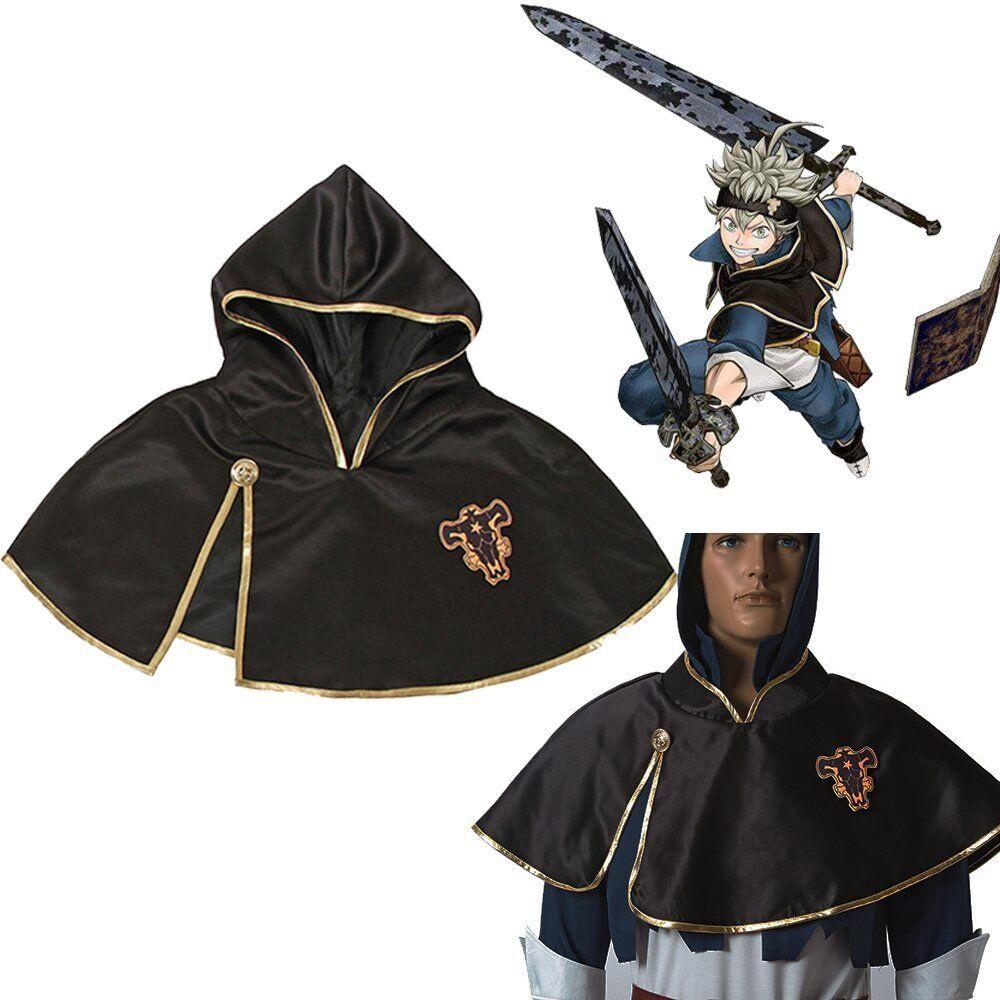 Black Series Clover Asta Cos Kostymer Kappe Full Cosplay Halloween Kostymer Fest