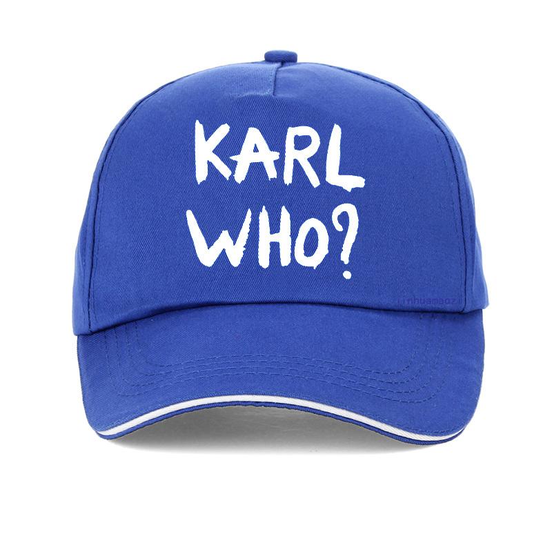 Rolig Unisex Dam Nyhet Sällsynt KARL VEM Tryck Unisex Basebollkeps sommar Ledig Unisex dam justerbar Snapback keps