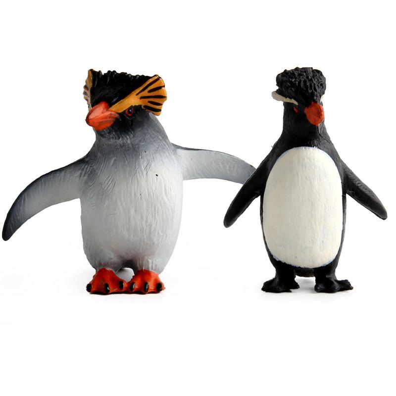 Modèle d'Animal Marin Réaliste en PVC Figurine de Manchot Empereur Antarctique Pour Collectionneurs Et Décoration
