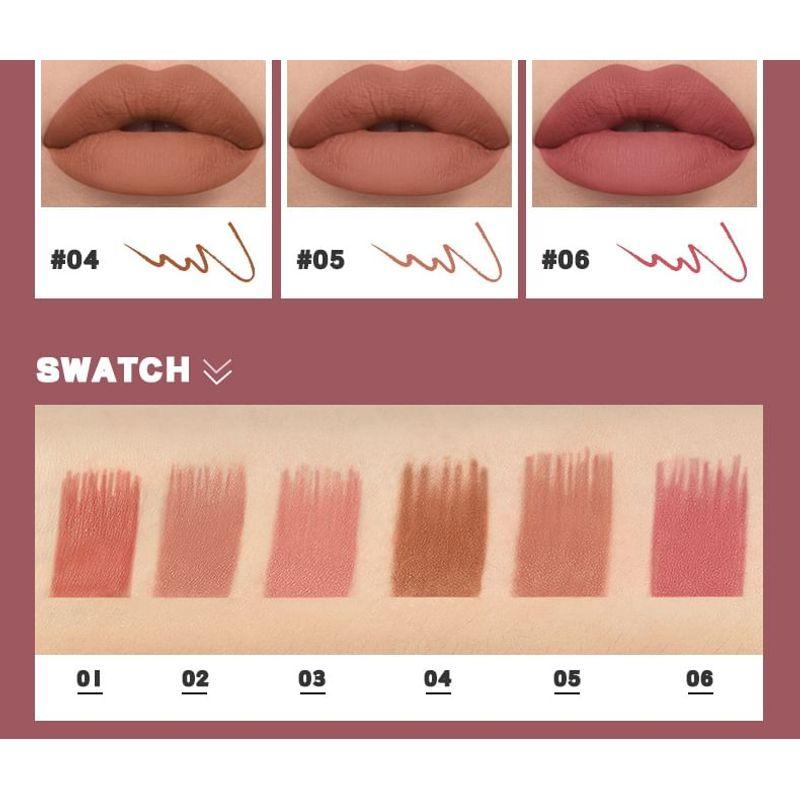Pudaier - Matte Lippie Pencil - 12 Colors