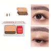 Quick Eyeshadow Color Mixing Disc Brush Easy To Apply Glitter Earth Brown Color Golden Brown Eyeshadow Palette